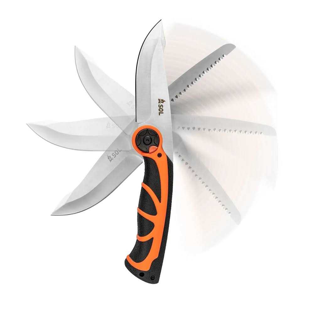 SOL Survive Outdoors Longer Stoke Pivot Knife Saw - Cheap Fitting