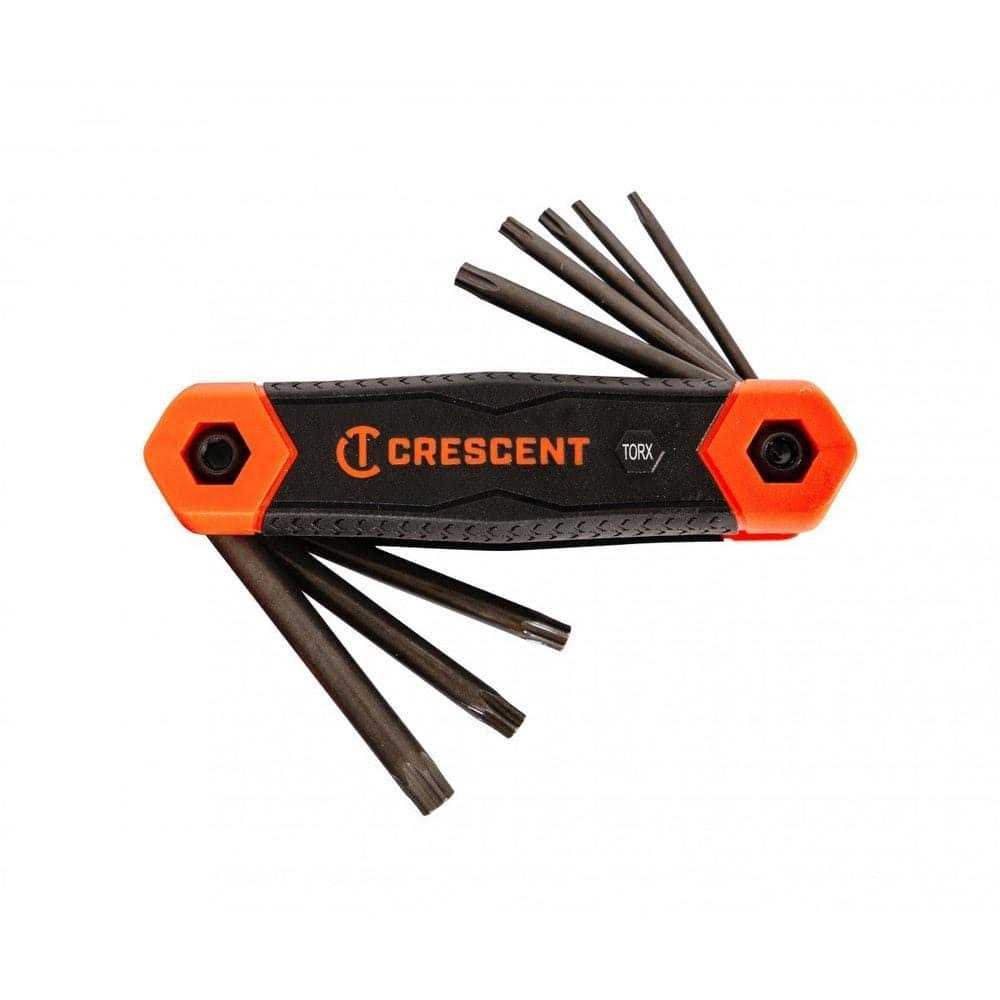 Crescent 8 Pc. Folding Torx Dual Material Hex Key Set CHKFT8 - Cheap Fitting