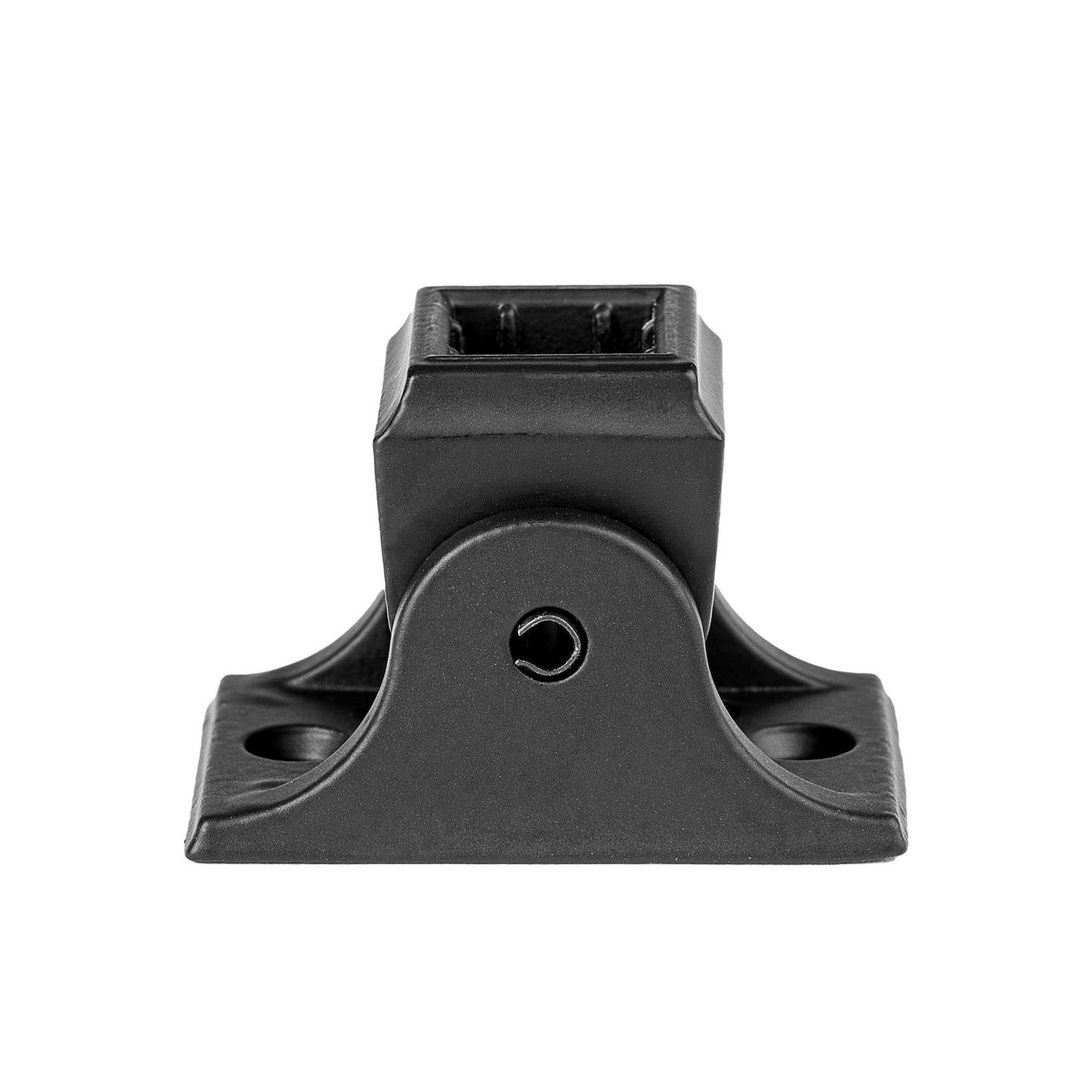 Nuvo Iron 1.95-in x 1.29-in Black Aluminum Stair Baluster Shoe - Cheap Fitting