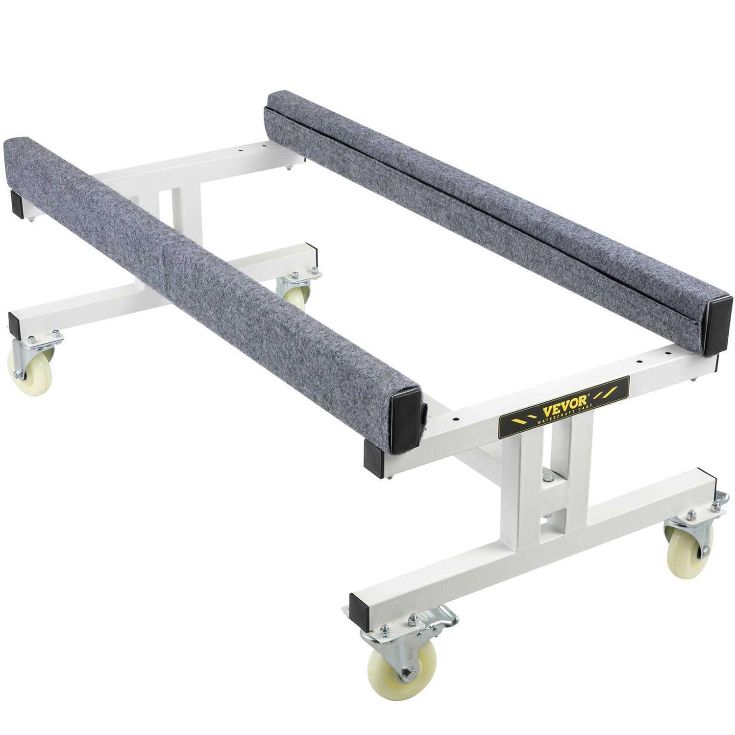 VEVOR Watercraft PWC Dolly 1300 Lbs Capacity Jet Ski Stand Adjustable Width Boat Storage Trailer with Four Casters & Two Brakes - Cheap Fitting