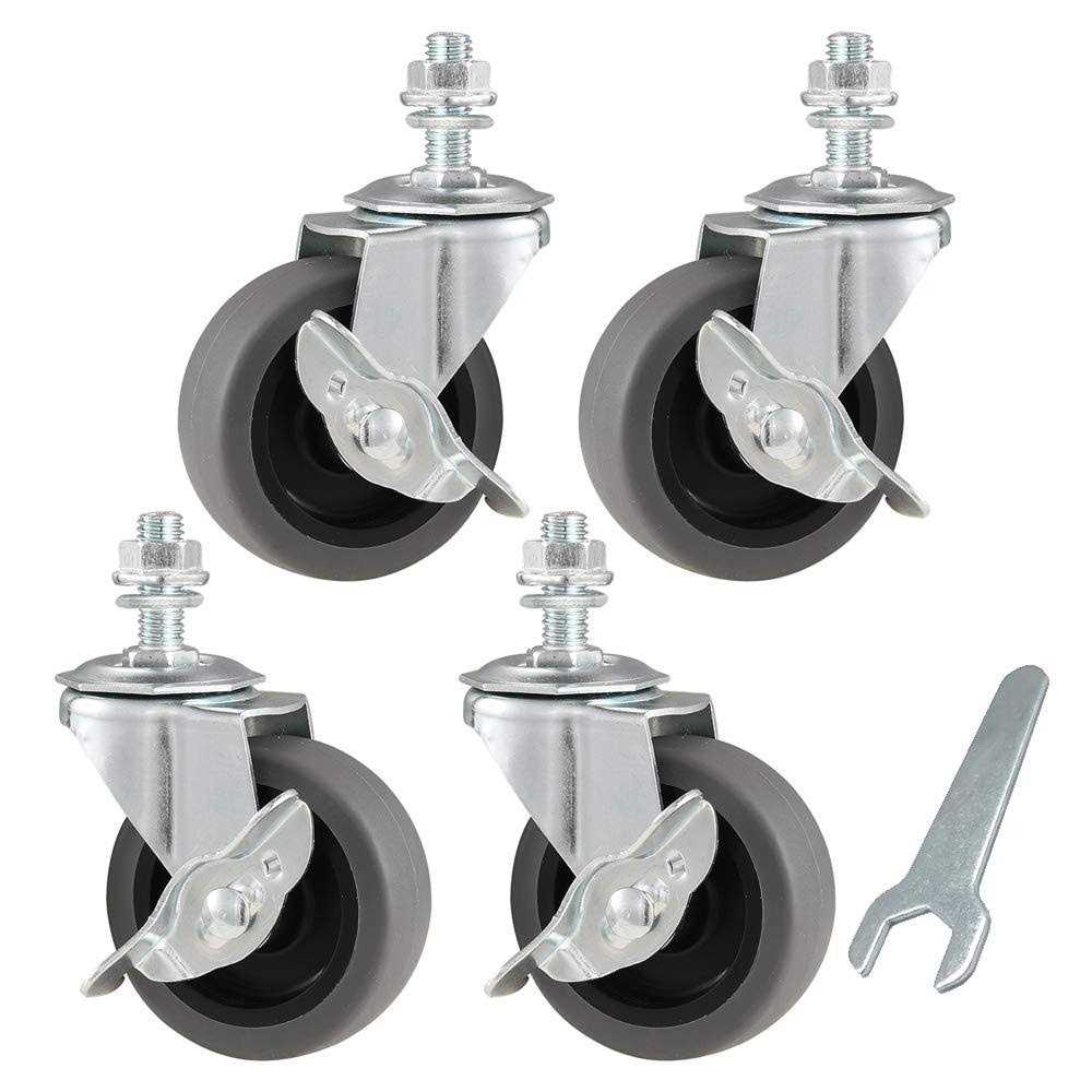 WHARSTM Caster Wheels 3 Locking Swivel Stem Casters - Cheap Fitting