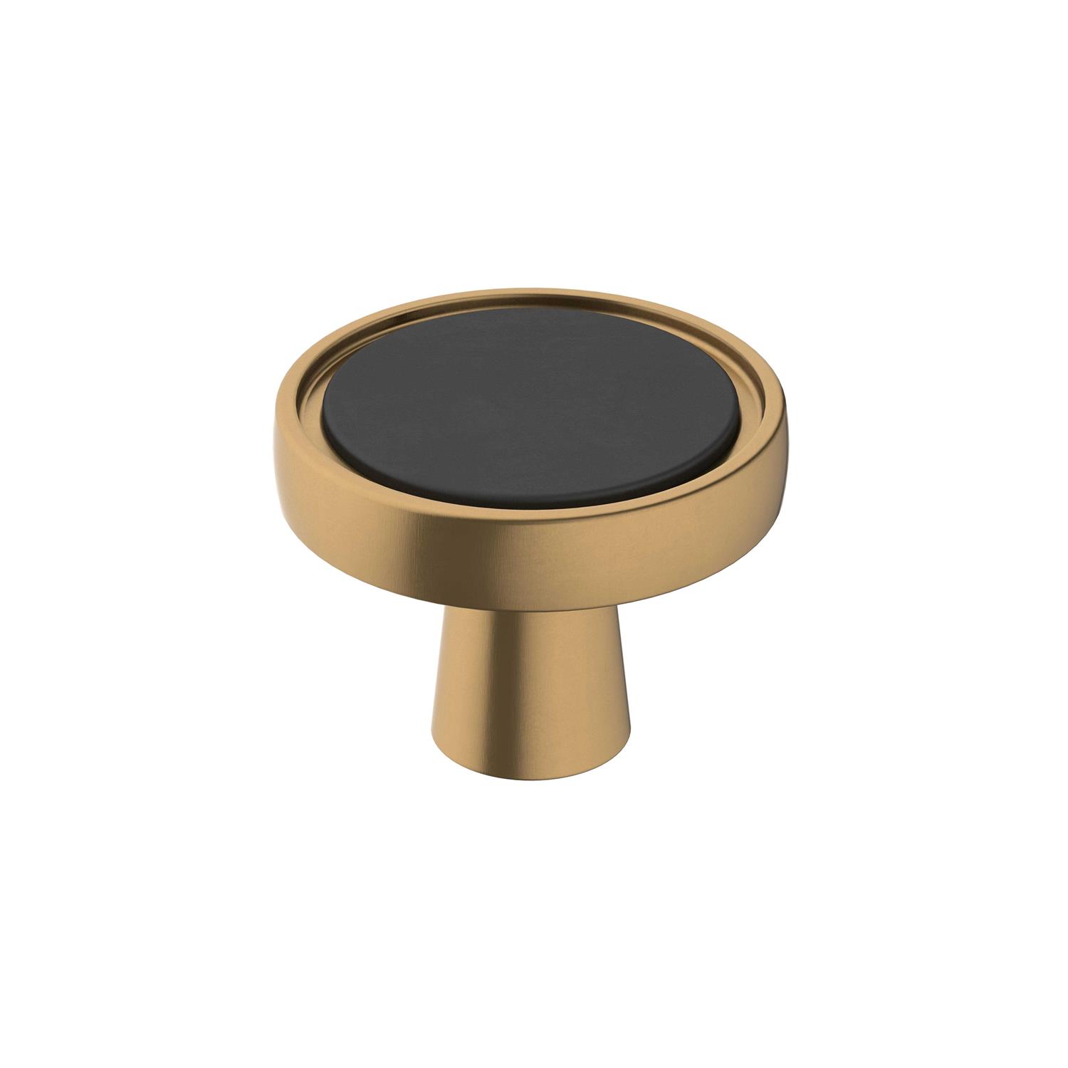 Amerock Mergence Knob Matte Black/Champagne Bronze BP36857FBCZ - Cheap Fitting