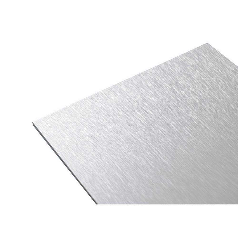 Falken Design 1/8 in. Thick Aluminum Composite ACM Brushed Silver Sheet - Cheap Fitting