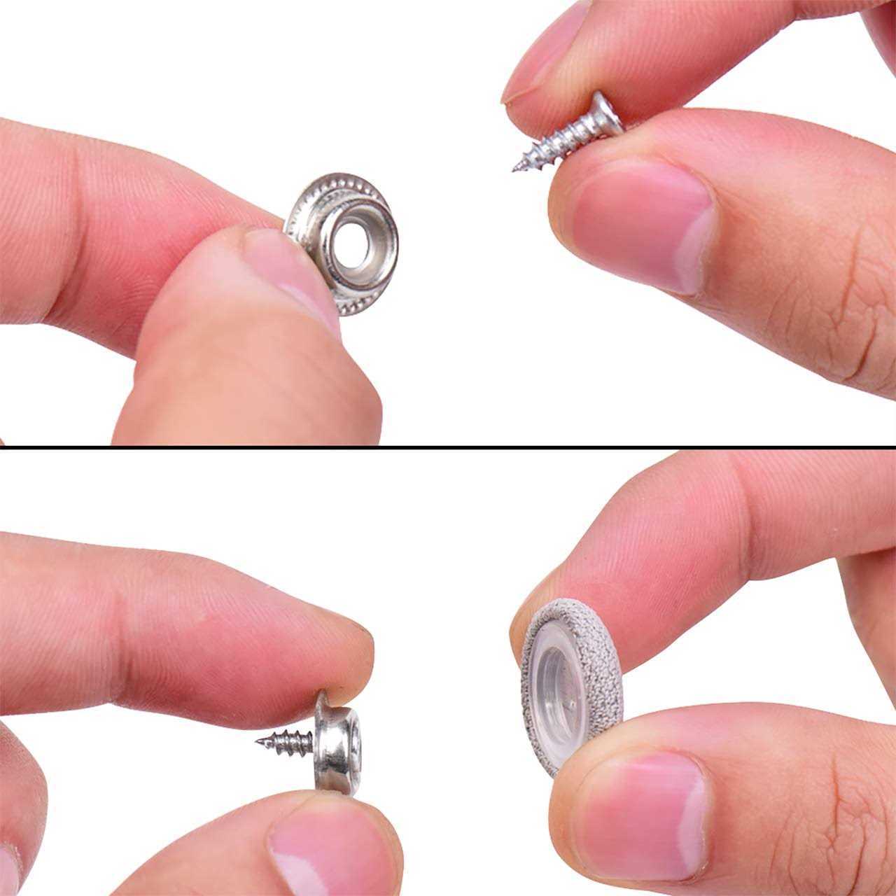 Niteguy 70pcs Car Roof Headliner Repair Button, Auto Roof Snap Rivets Retainer Design for Car Roof Flannelette Fixed,with Installation Tool and Fit - Cheap Fitting