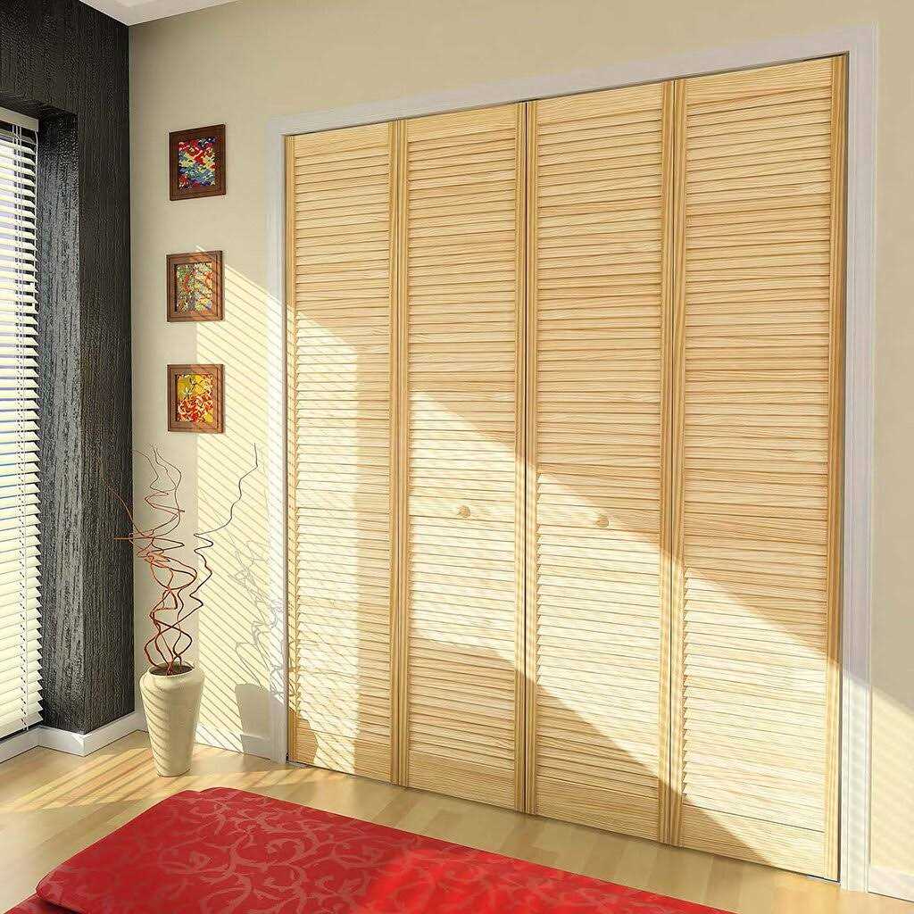 Louvered Wood Bi-Fold Door Kimberly Bay - Cheap Fitting