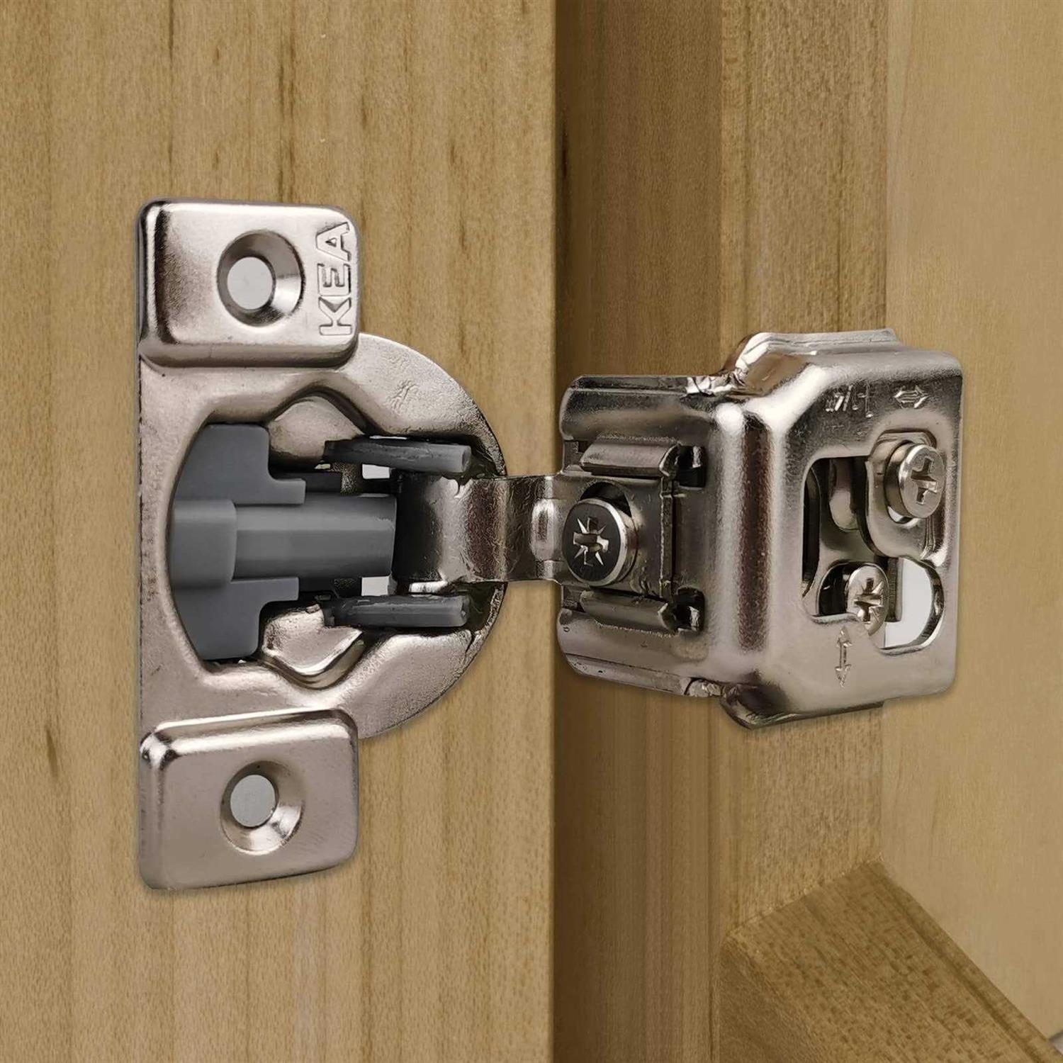 Soft Close Cabinet Hinges,1-1/4” Overlay Face Frame Slow/Quiet/Self Closing 3D Adjustment Kitchen Cabinet Door Hinges - Cheap Fitting