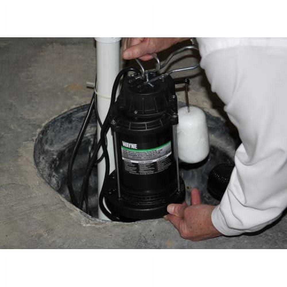 Wayne CDU800 1/2 HP Submersible Cast Iron Sump Pump - Cheap Fitting