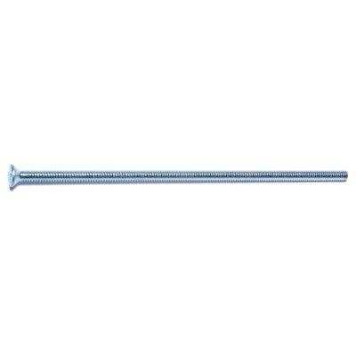1/4 inch-20 x 5 inch Zinc Plated Steel Coarse Thread Phillips Flat Head Machine Screws Mscfs-667 - Cheap Fitting