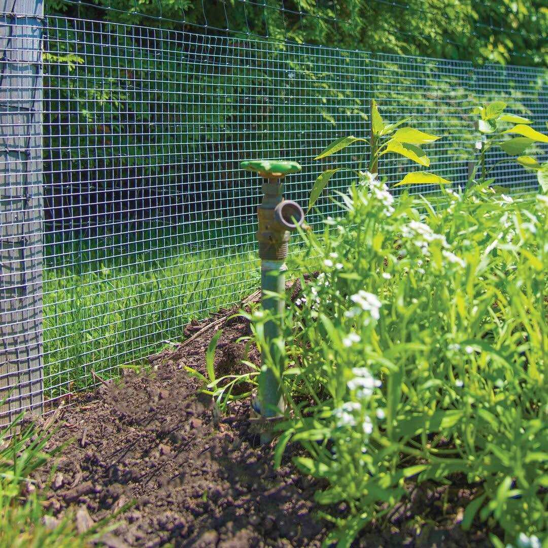 Yardgard Galvanized Steel 1/2 in. Mesh 4 ft. x 25 ft. 19-Gauge Hardware Cloth 308226B - Cheap Fitting