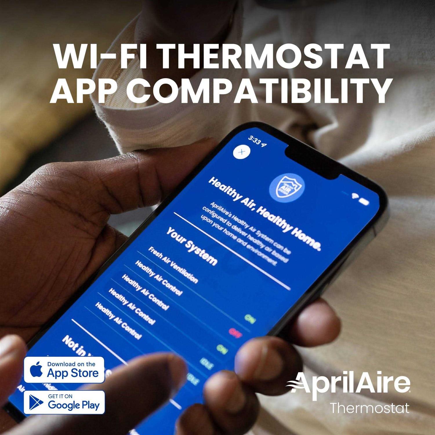 AprilAire S86WMUPR Programmable Wi-Fi Multi-Stage Universal Thermostat with IAQ Control - Cheap Fitting