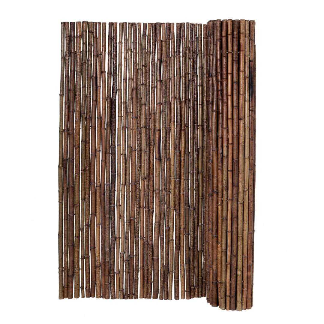 Backyard x-Scapes 3 ft. H x 8 ft. L x 1 in. D Caramel Brown Bamboo Fence Panel - Cheap Fitting