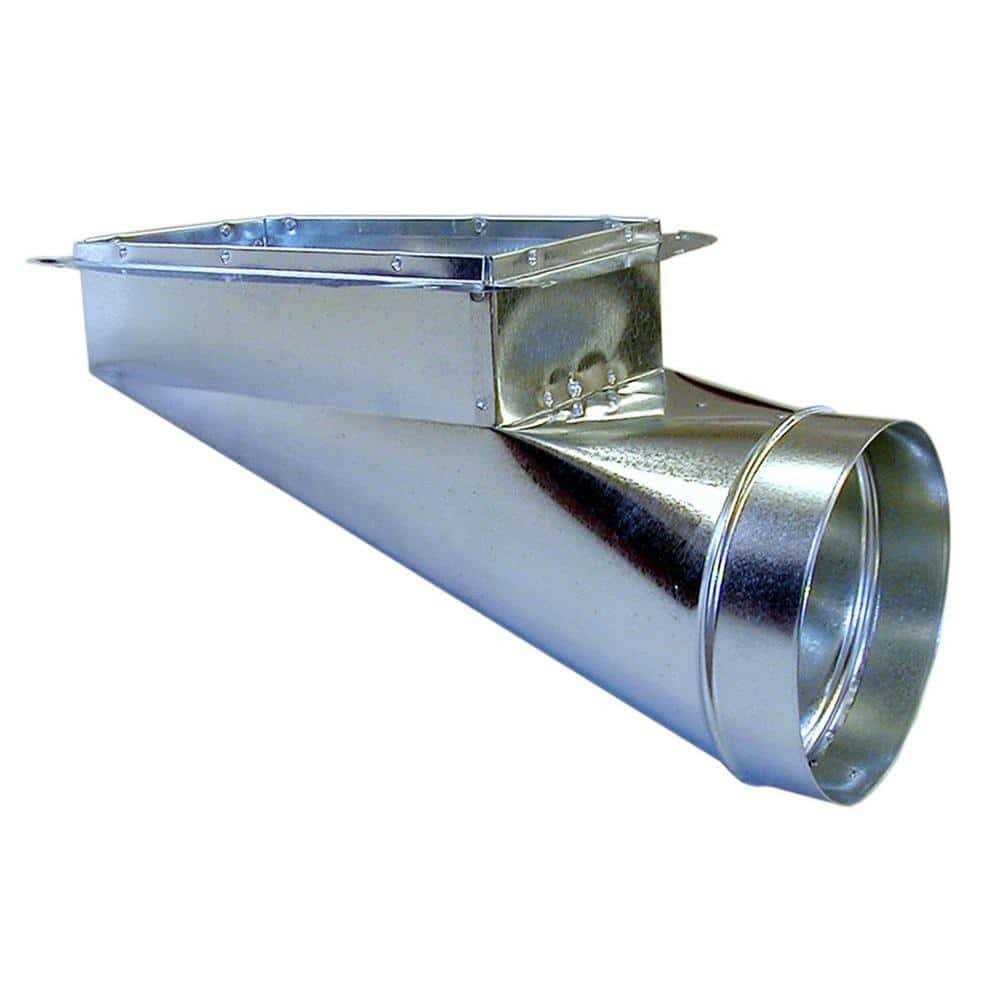 Master Flow 8 in. x End Register Box with Flange - Cheap Fitting