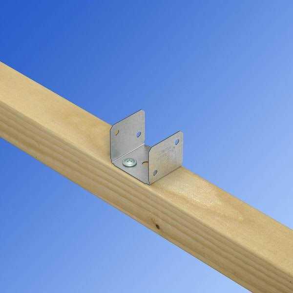 Simpson Strong-Tie RTU 18-Gauge Galvanized Rigid Tie Connector for 2x Nominal Lumber - Cheap Fitting