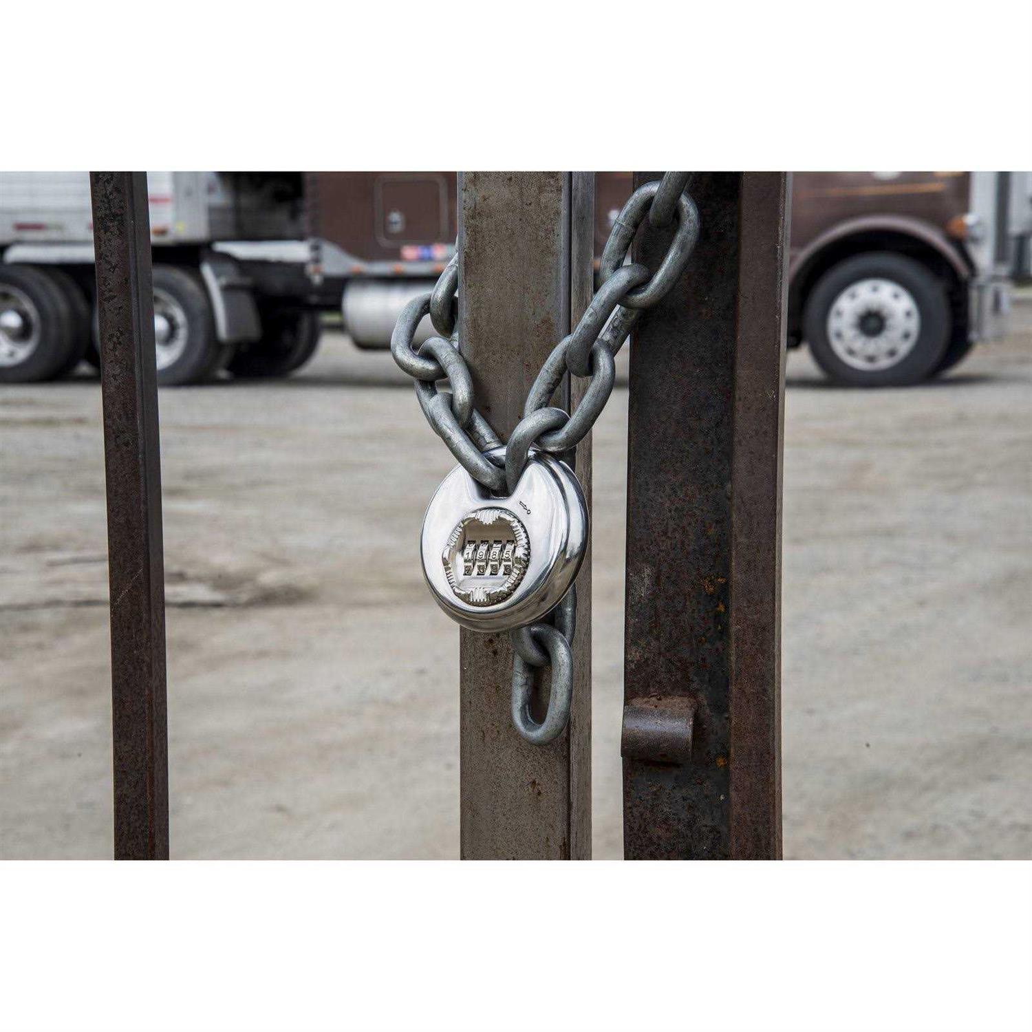 Brinks Stainless Steel 80mm Combination Padlock with 1/2in Shackle Clearance - Cheap Fitting