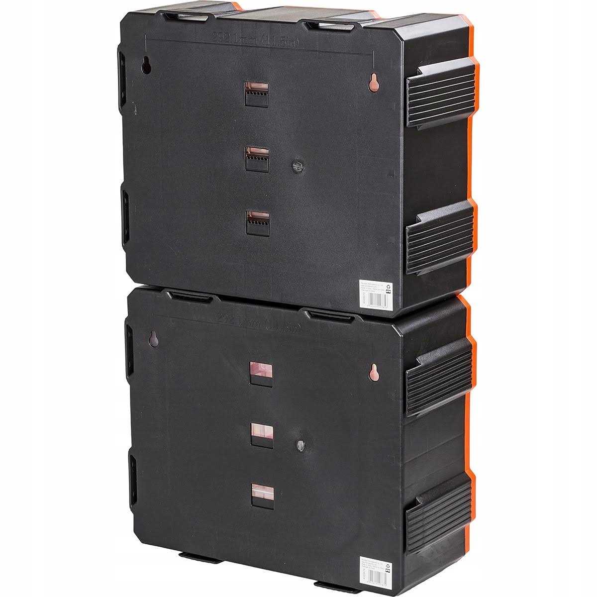 TACTIX 52-Compartment Plastic Rack with 4 Small Parts Organizer - Cheap Fitting