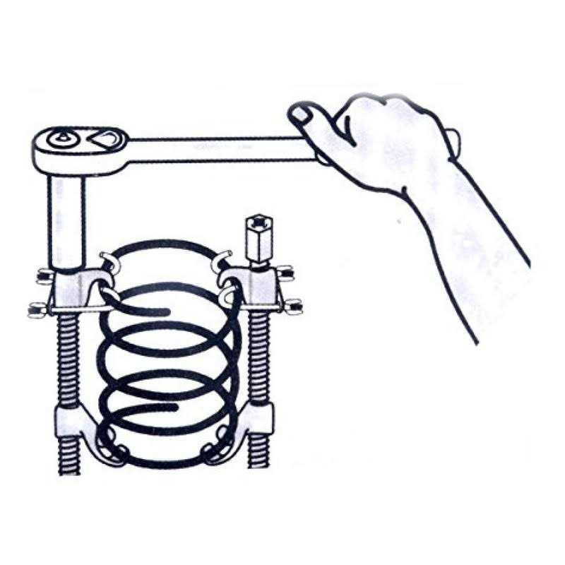 ATP MacPherson Strut Spring Compressor - Cheap Fitting