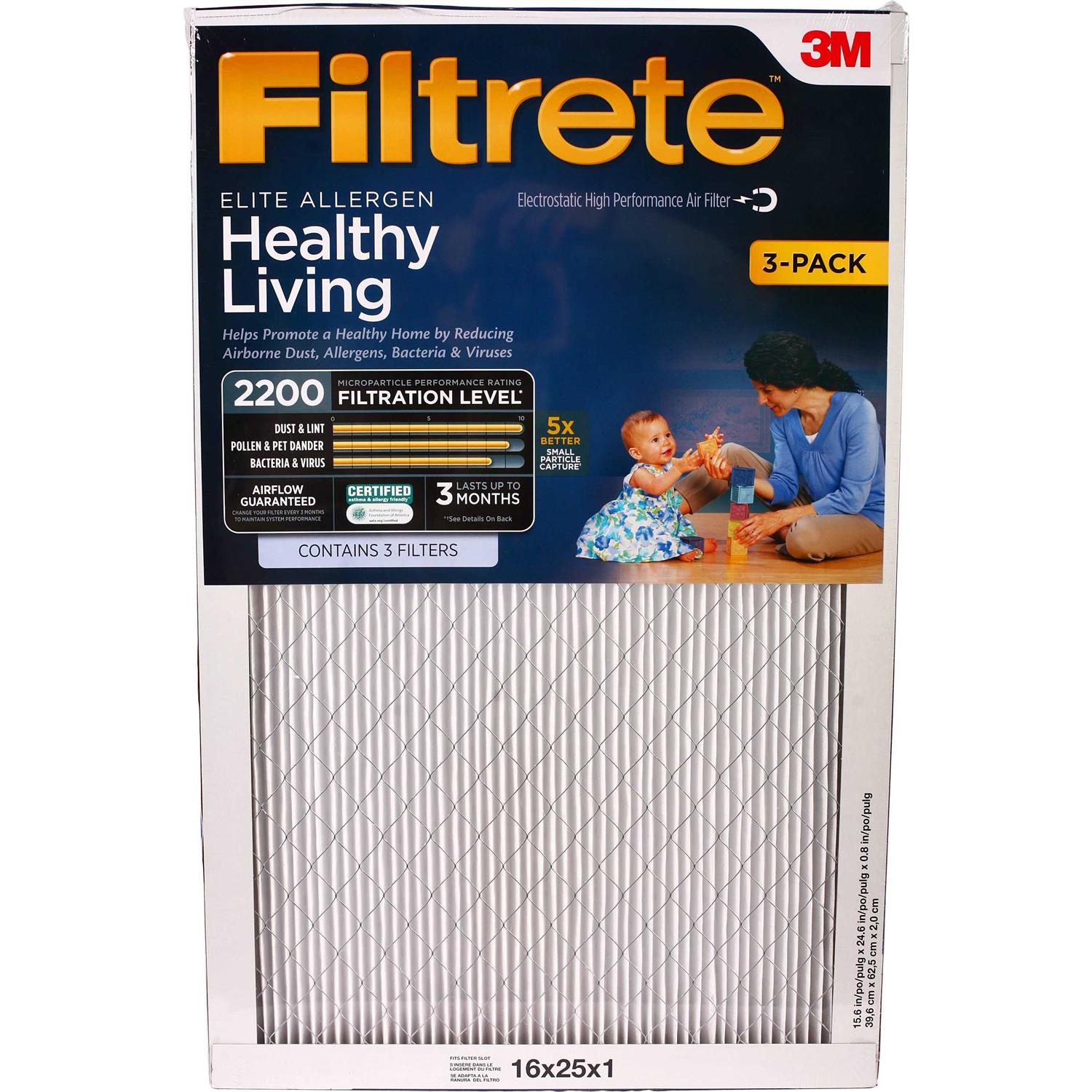 Filtrete Elite Allergen Filter MPR 2200 - Cheap Fitting