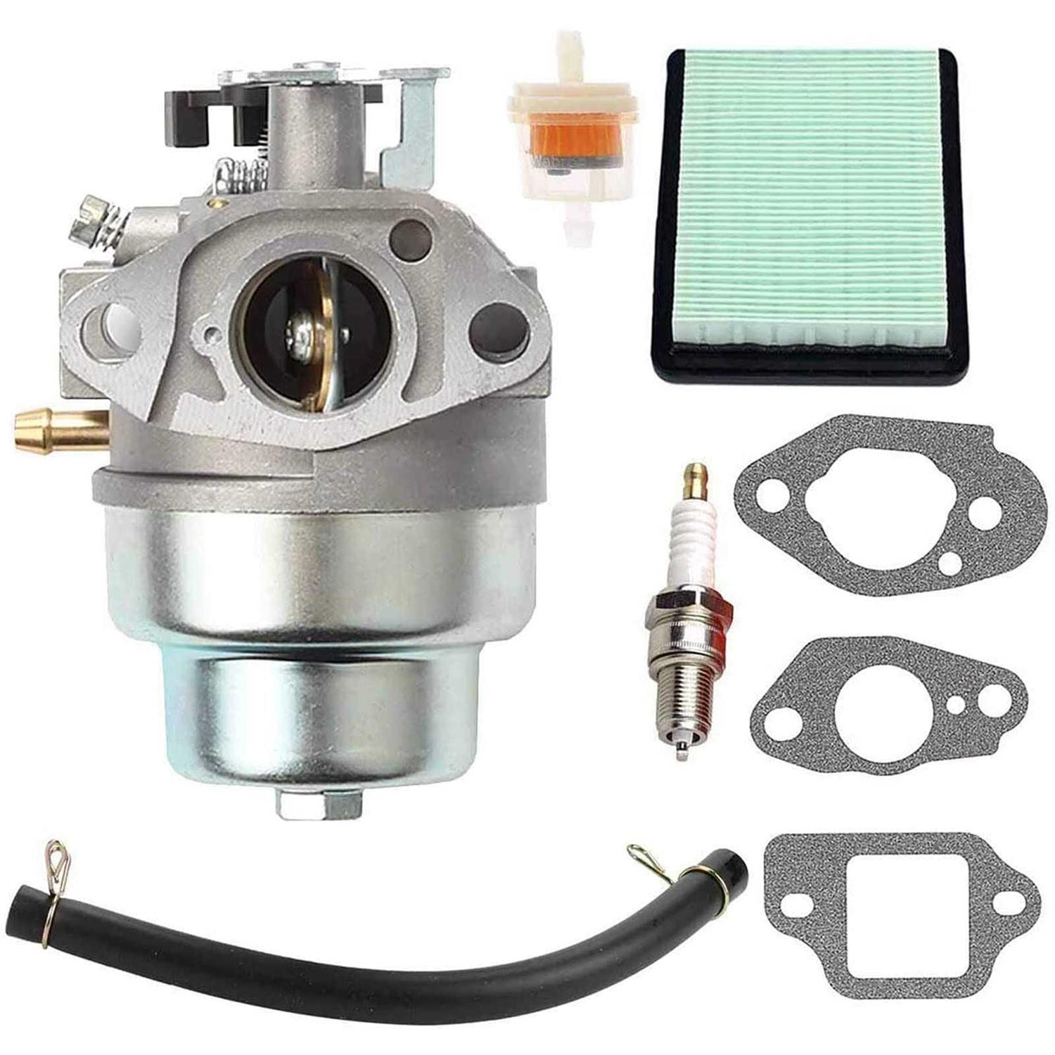 FYIYI New GCV160 Carburetor + Air Filter Spark Plug concurrently for GCV160 Engine HRB216 HRR216 HRS216 HRT216 HRZ216 Lawn Mower - Cheap Fitting