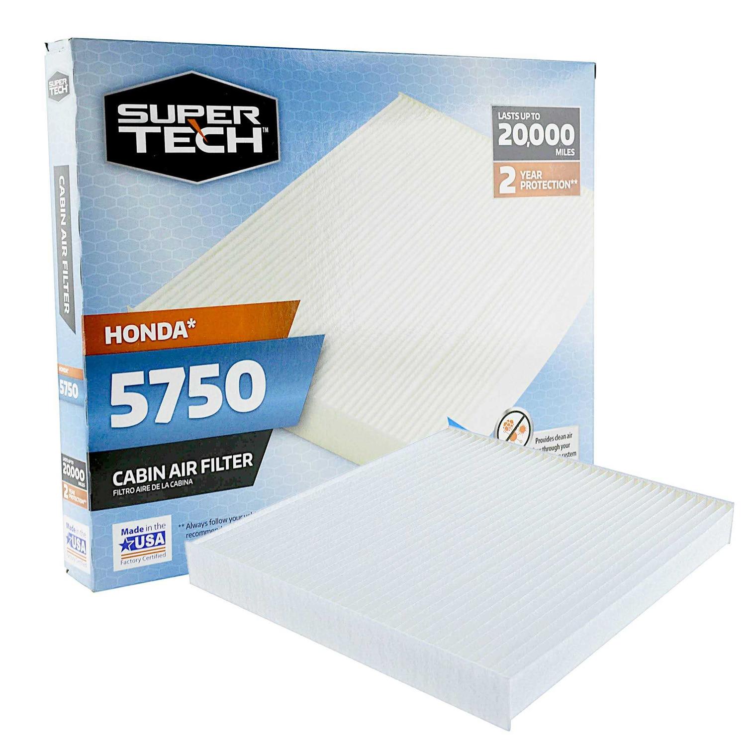 Supertech Cabin Air Filter 5750 Replacement Air Dust Filter for Honda - Cheap Fitting