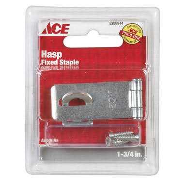 Ace zinc 1-3/4 in. L Fixed Staple Safety Hasp - Cheap Fitting