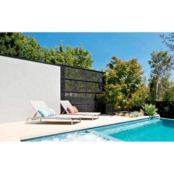 OUTDECO 5/16 in. x 24 in. x 48 in. Bungalow Modular Hardwood Composite Decorative Fence Panel - Cheap Fitting