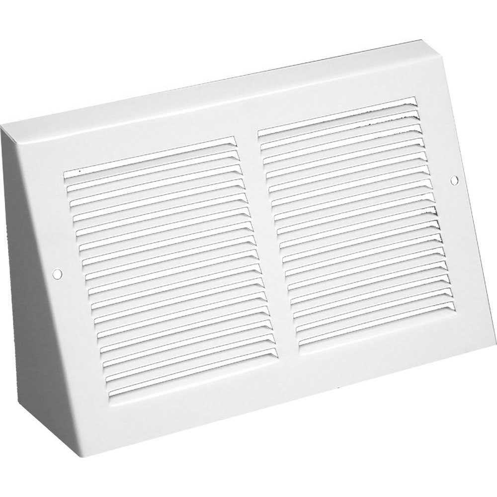 White Triangular Baseboard Grill - Cheap Fitting