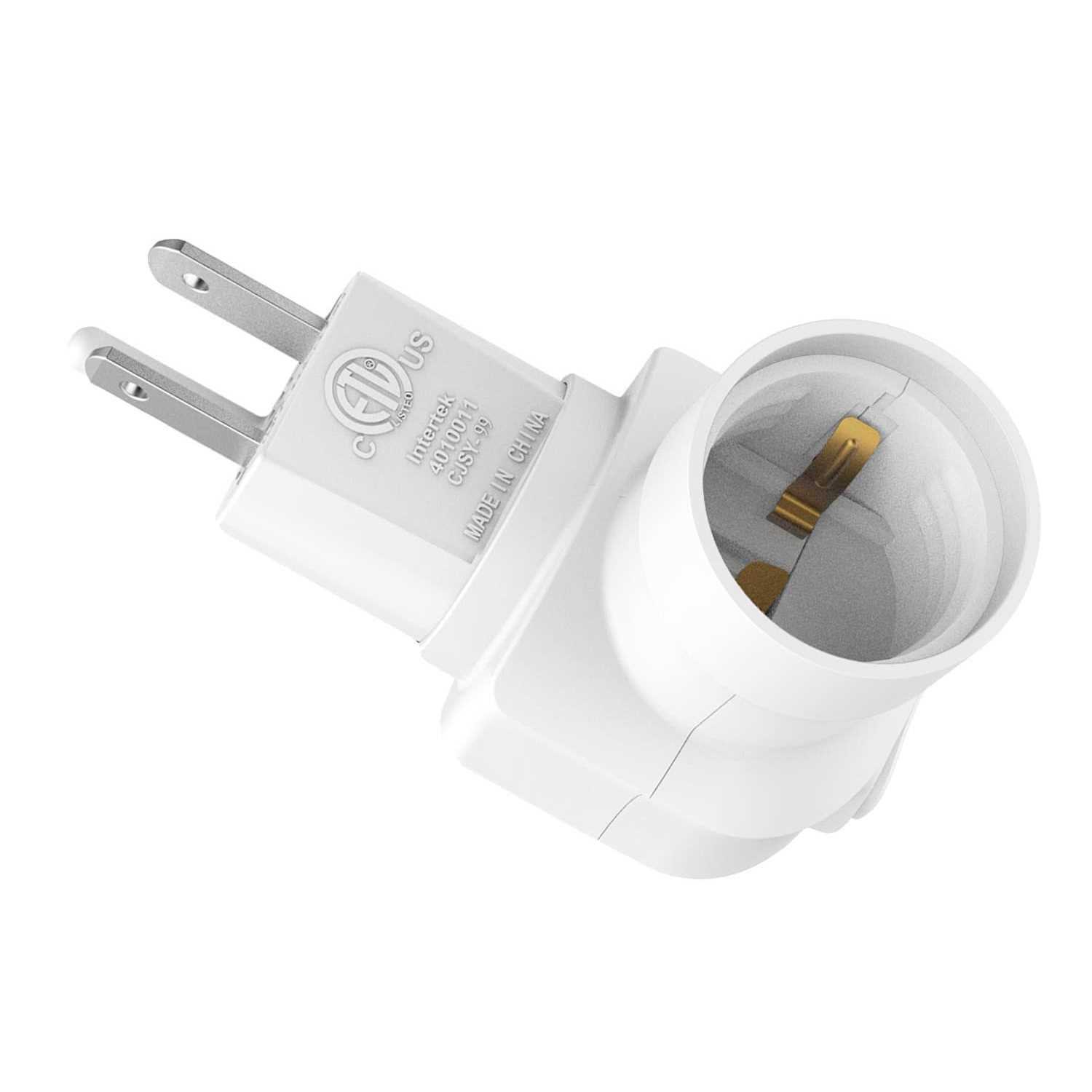 Borju Plug in Light Socket Outlet to Socket Adapter - Cheap Fitting