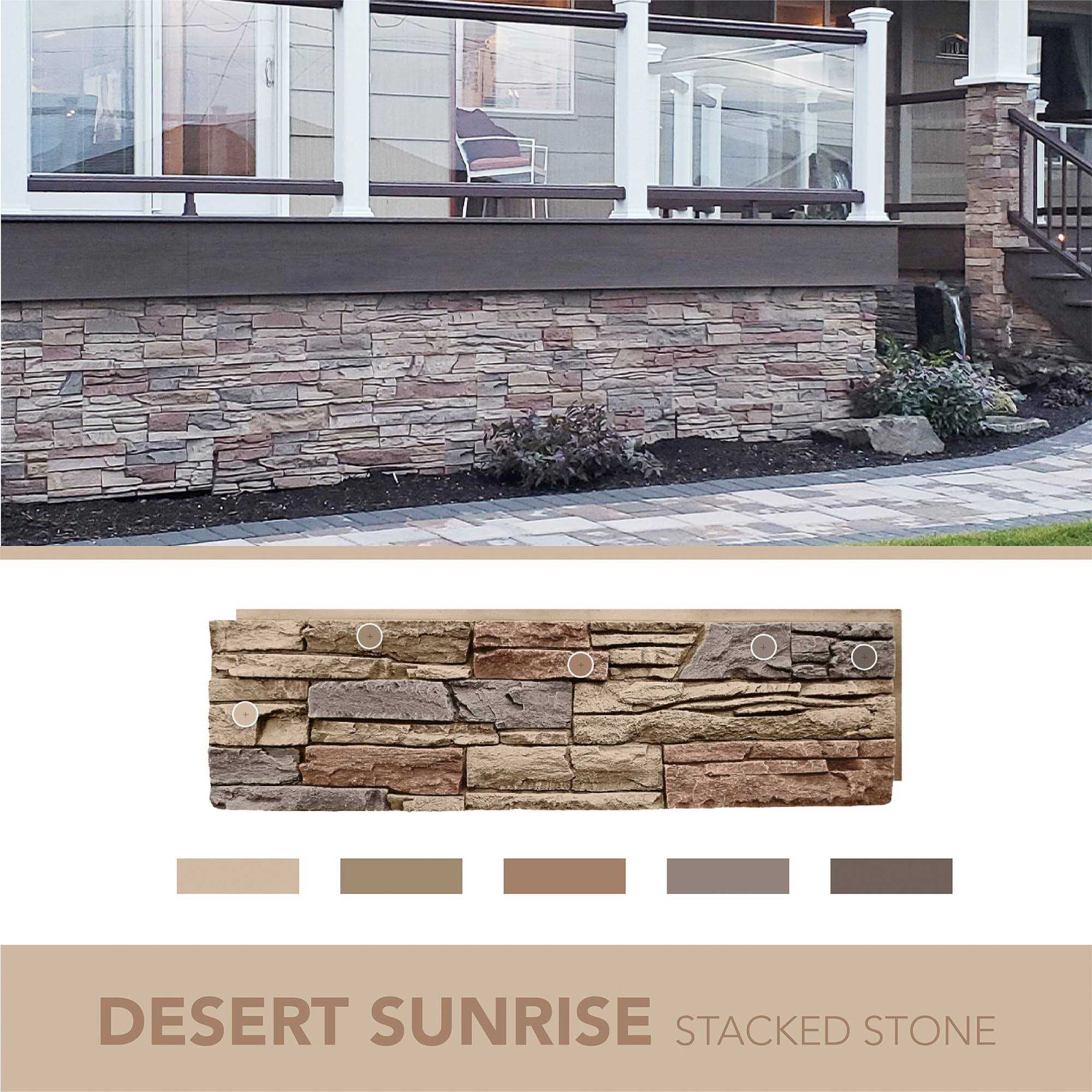 GenStone Faux Stacked Stone 90 Degree Outside Corner - Cheap Fitting