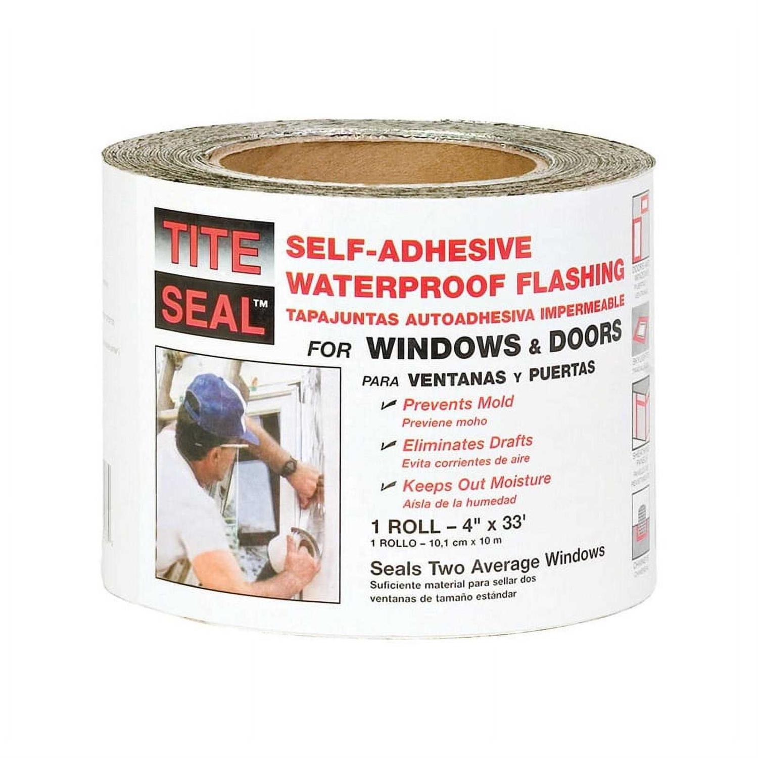 Flashing Window & Door Self-Adhesive Waterproof 4-in. x 33-ft. by Tite Seal - Cheap Fitting