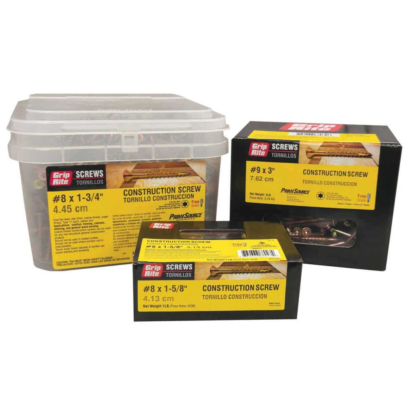 Grip-Rite Wood Screw #8 x 1-1/4 114GCS1 - Cheap Fitting