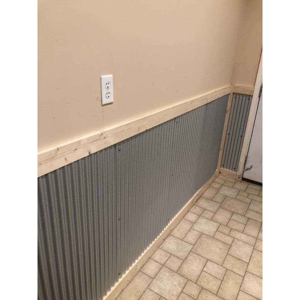 Colorado Corrugated Metal Wainscoting Rolls - Cheap Fitting