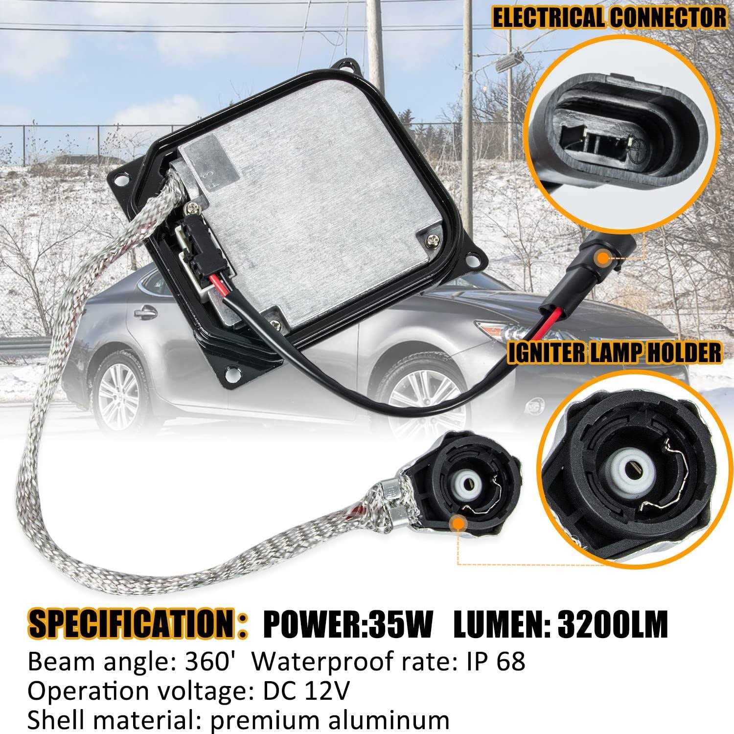 Tepeng Es350 Xenon Hid Headlight Ballast Control Unit With Igniter D4s Bulb Module Compatible With Lexus Is250 Ls460 Toyota Prius Auris Avalon Estima - Cheap Fitting