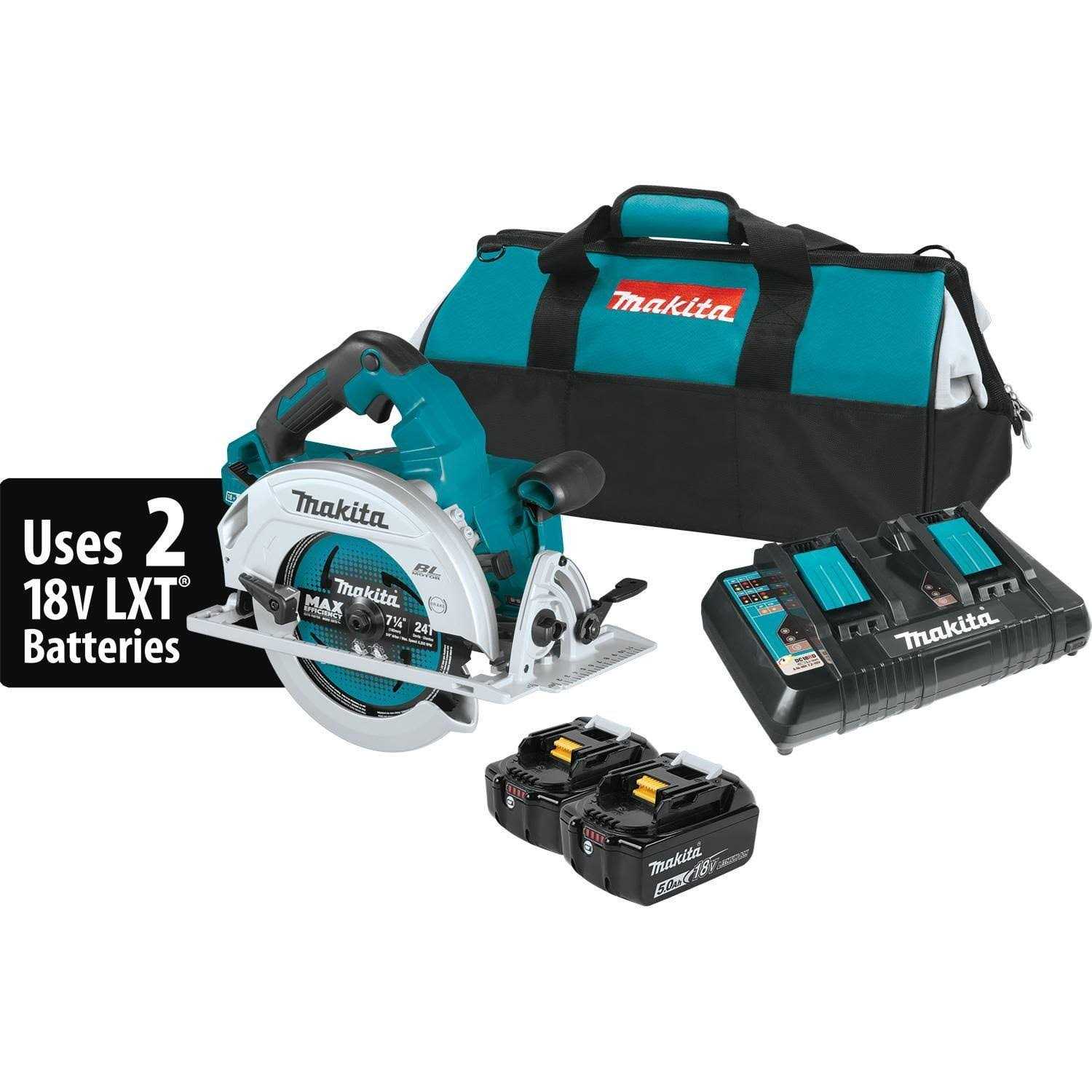 Makita XSH06PT 18V X2 LXT 7-1/4 Brushless Cordless Circular Saw Kit - Cheap Fitting