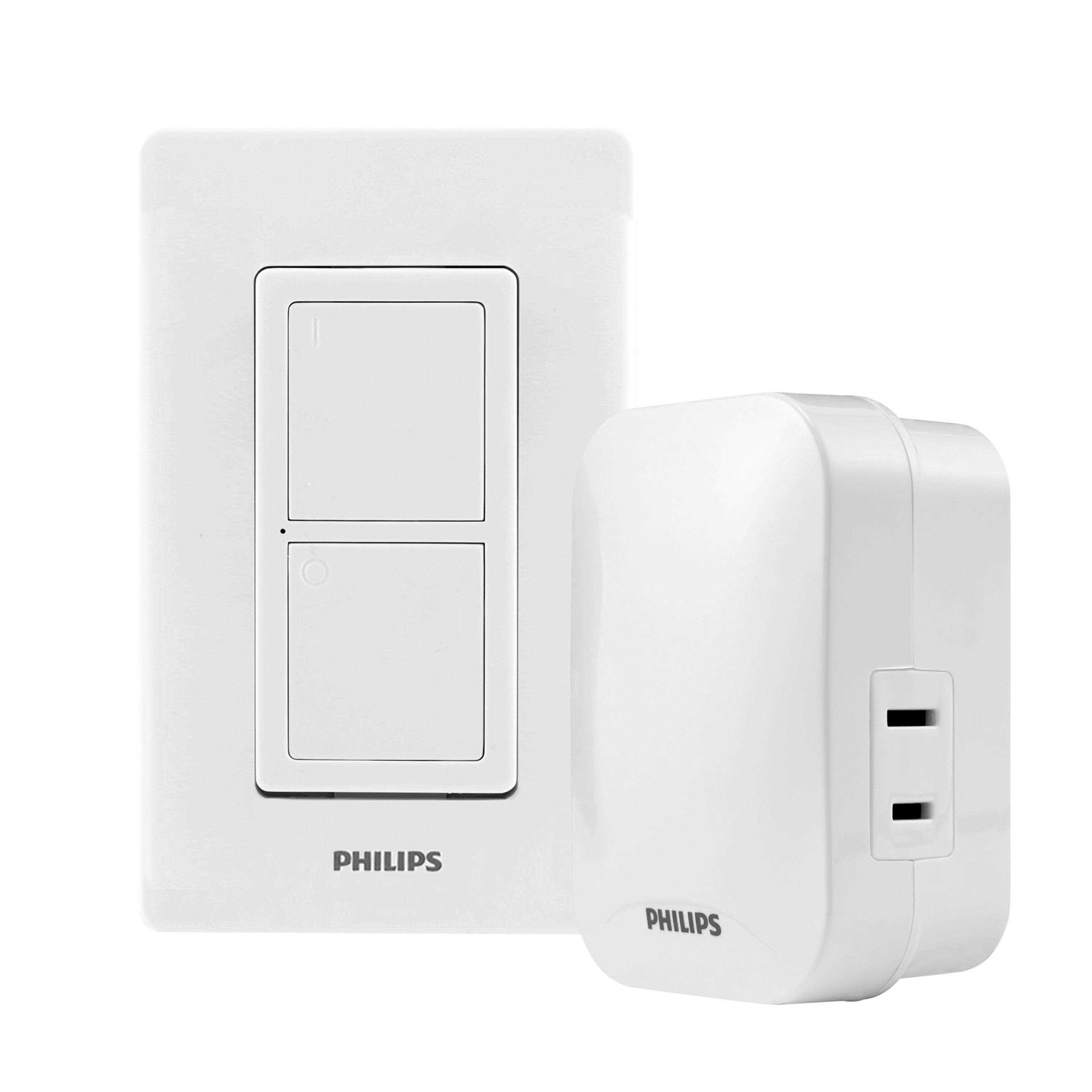Philips Wireless on & off Switch with Remote - Cheap Fitting