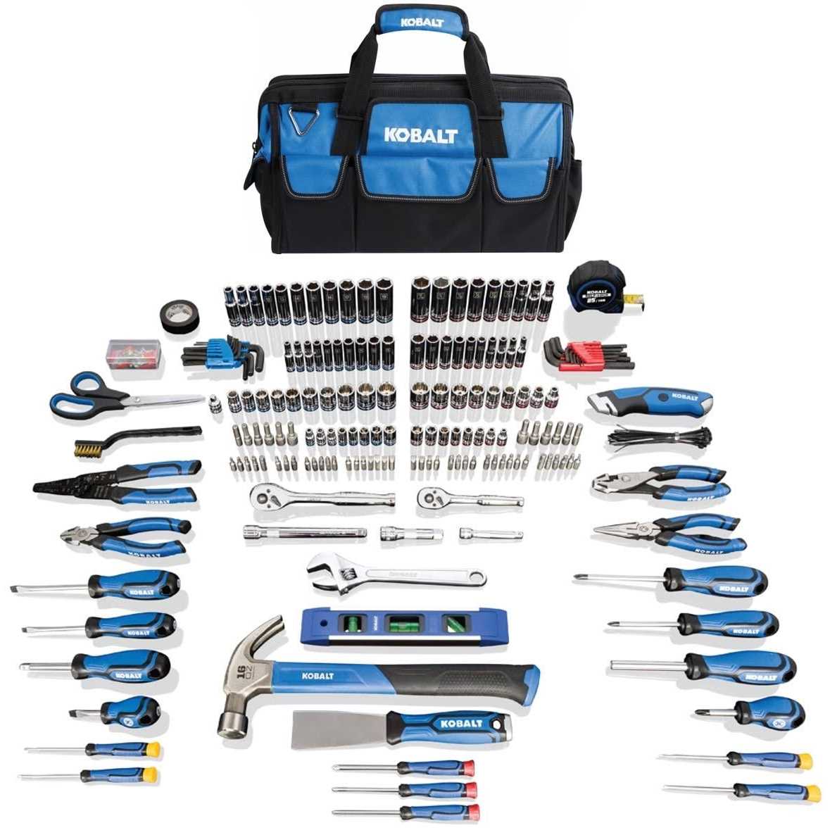 Kobalt 230-Piece Home Owner’s Tool Set in Bag 81763 - Cheap Fitting