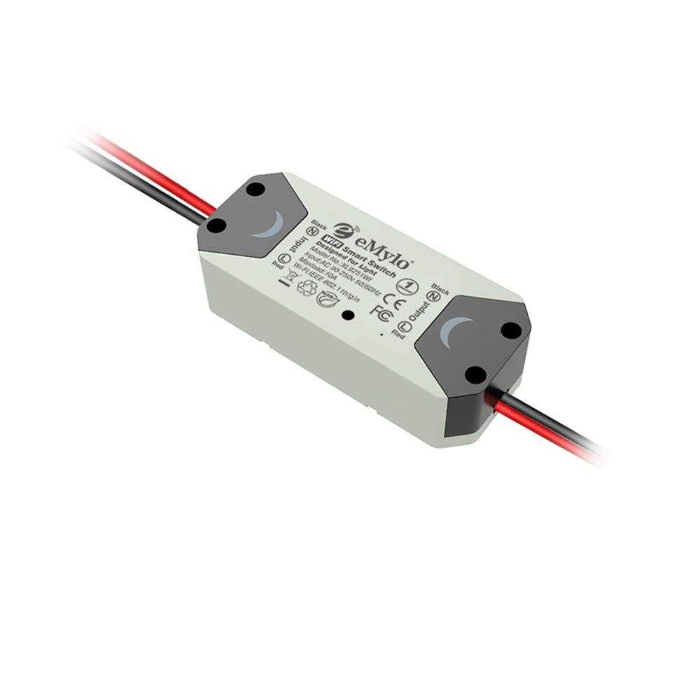 WiFi Switch eMylo Smart WiFi Relay Switch Wireless Light Remote Control Module for Smart Home Automation Compatible with Alexa Google Assistant - Cheap Fitting