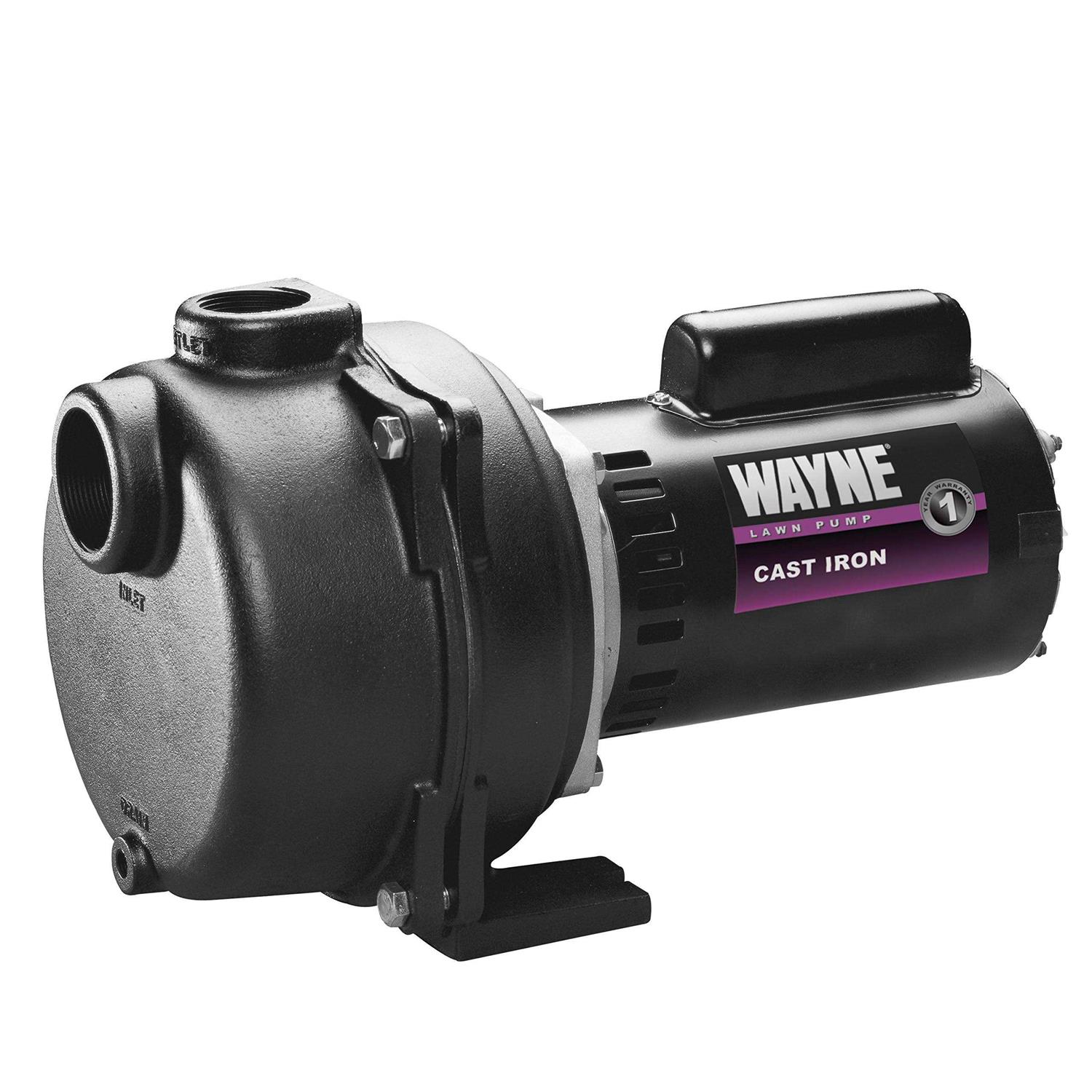 Wayne 2 HP Cast Iron Lawn Pump - Cheap Fitting