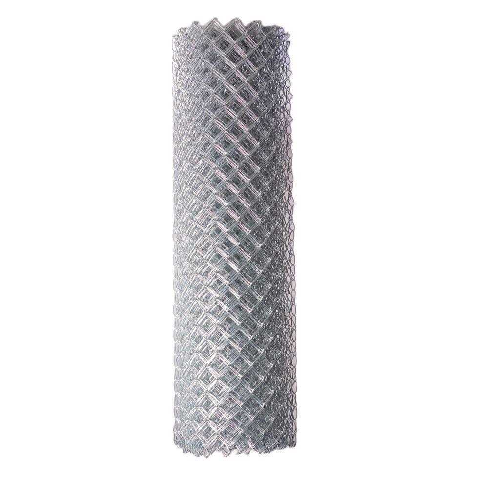 Lowe’s H x 50-ft W 11.5-Gauge Galvanized Steel Chain Link Fence Fabric with Mesh Size 2.375-in - Cheap Fitting