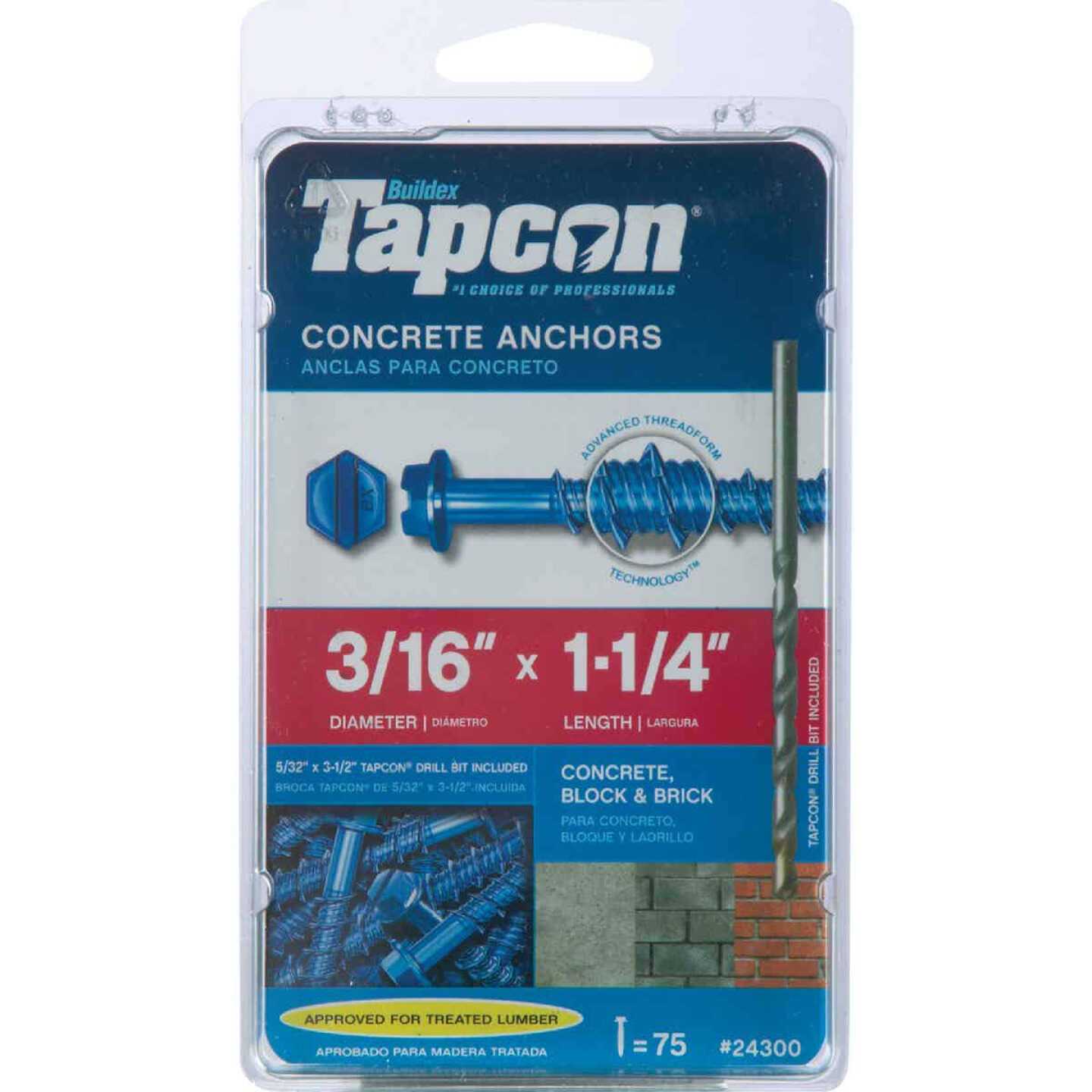 Tapcon Hex Head Concrete Screw Anchor 24300 - Cheap Fitting