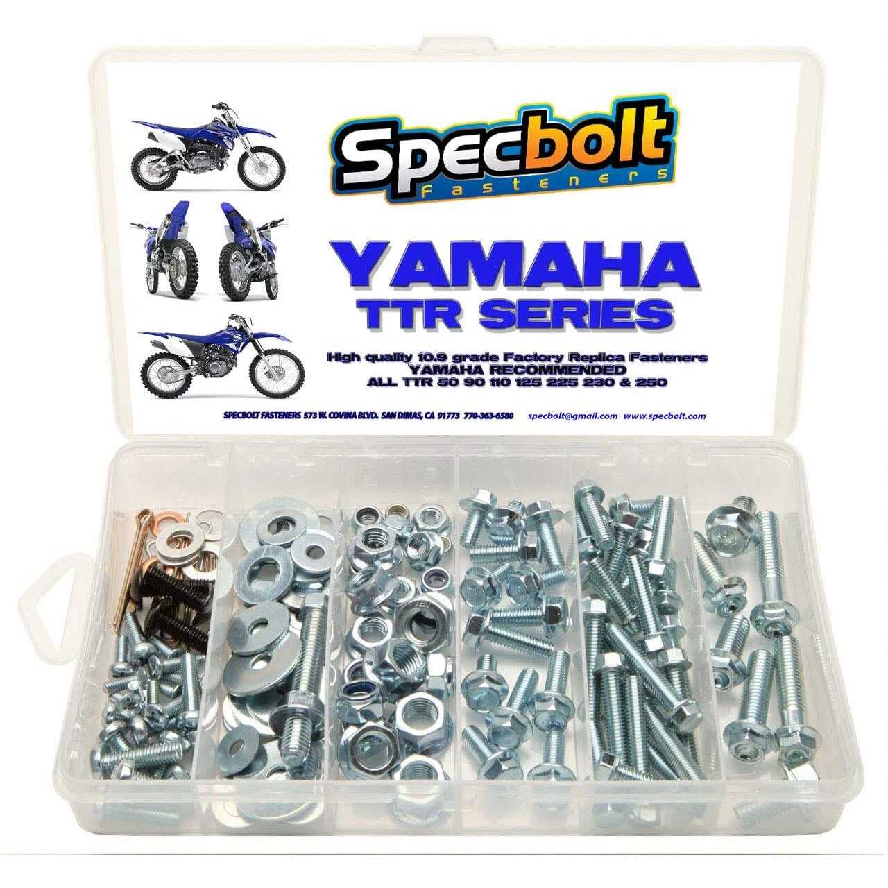 120pc Yamaha TTR 50 90 110 125 225 250 4 Stroke Bolt Kit - Cheap Fitting
