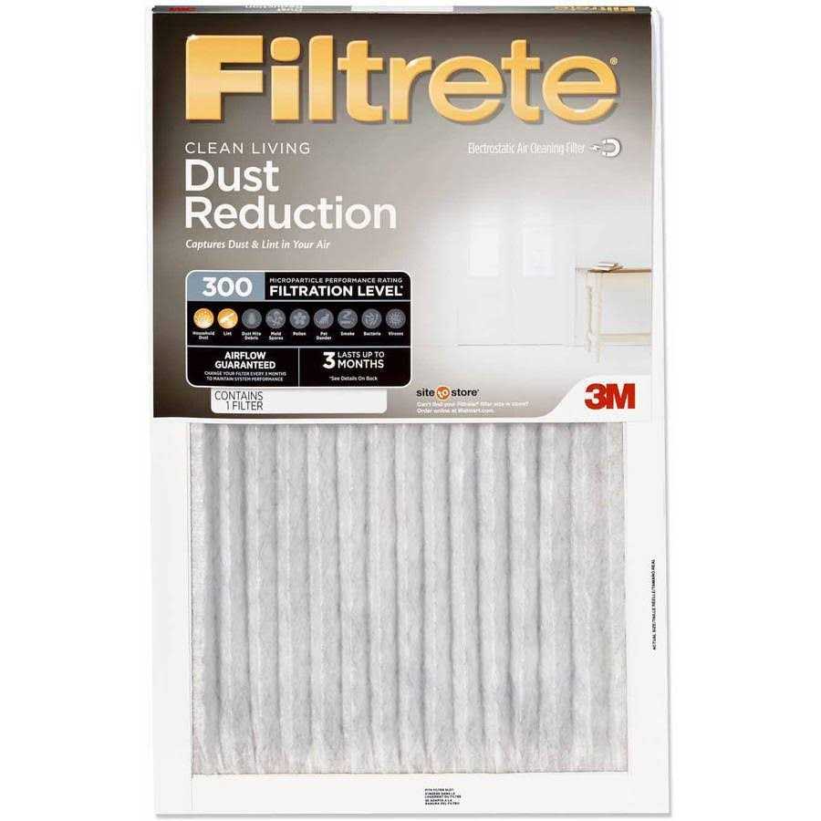 Filtrete 16x16x1 Air Filter MPR 300 Merv 5 Dust Reduction 1 Filter - Cheap Fitting