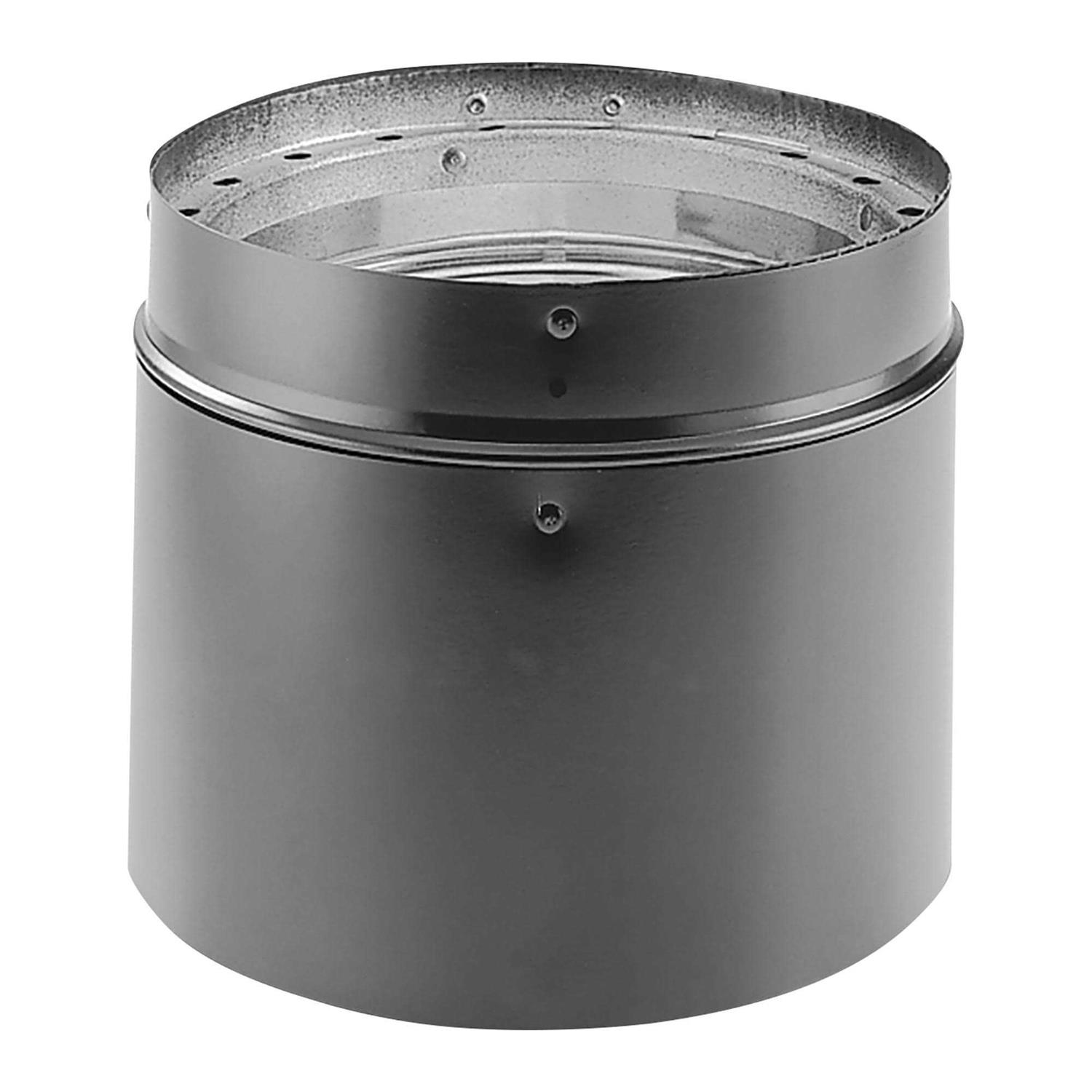 DuraVent 6DVL-12ADJ DVL 12 Double-Wall Adjustable Black Pipe - Cheap Fitting