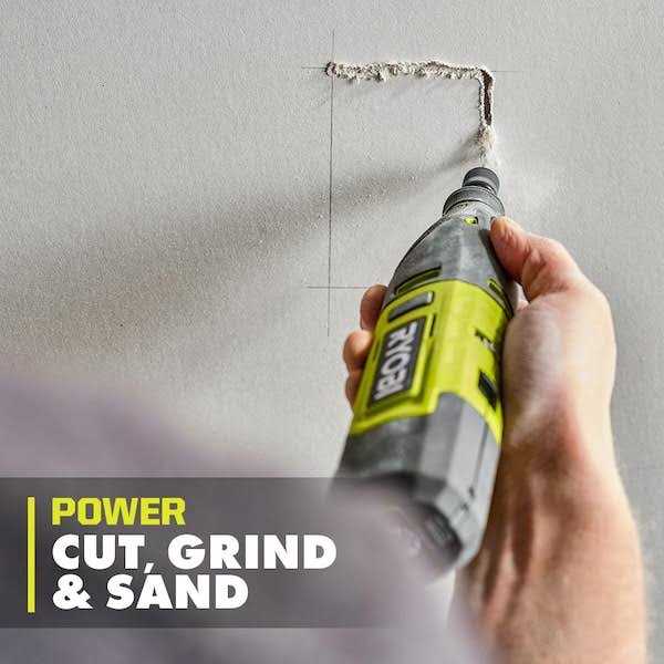 RYOBI 12V Cordless Rotary Tool Kit with Rotary Tool 120-Piece All-Purpose Kit - Cheap Fitting