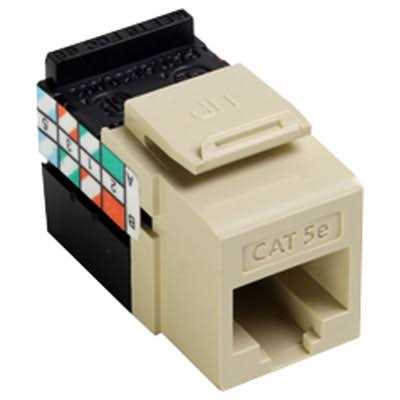 Leviton GigaMax 5e QuickPort Connector 5G108 - Cheap Fitting