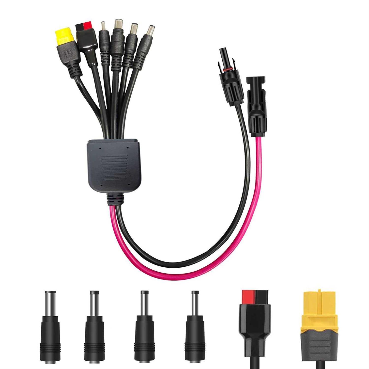 NECESPOW 6-in-1 Solar Connector Kit with Female and Male Connectors - Cheap Fitting