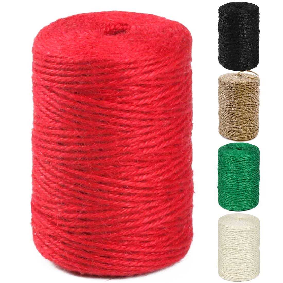 PH PERKHOMY PerkHomy Natural Jute Twine Twine Crafts Gift Wrapping Packing Gardening Wedding - Cheap Fitting