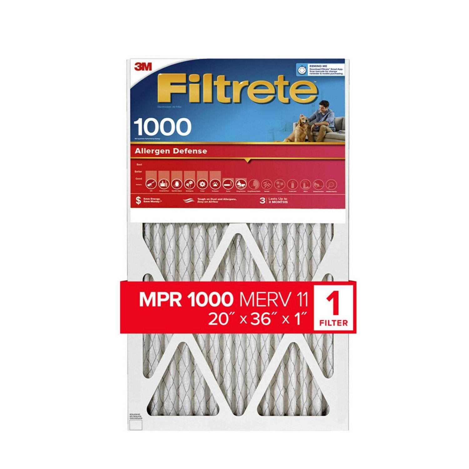 Filtrete Micro Allergen Air Filter - Cheap Fitting