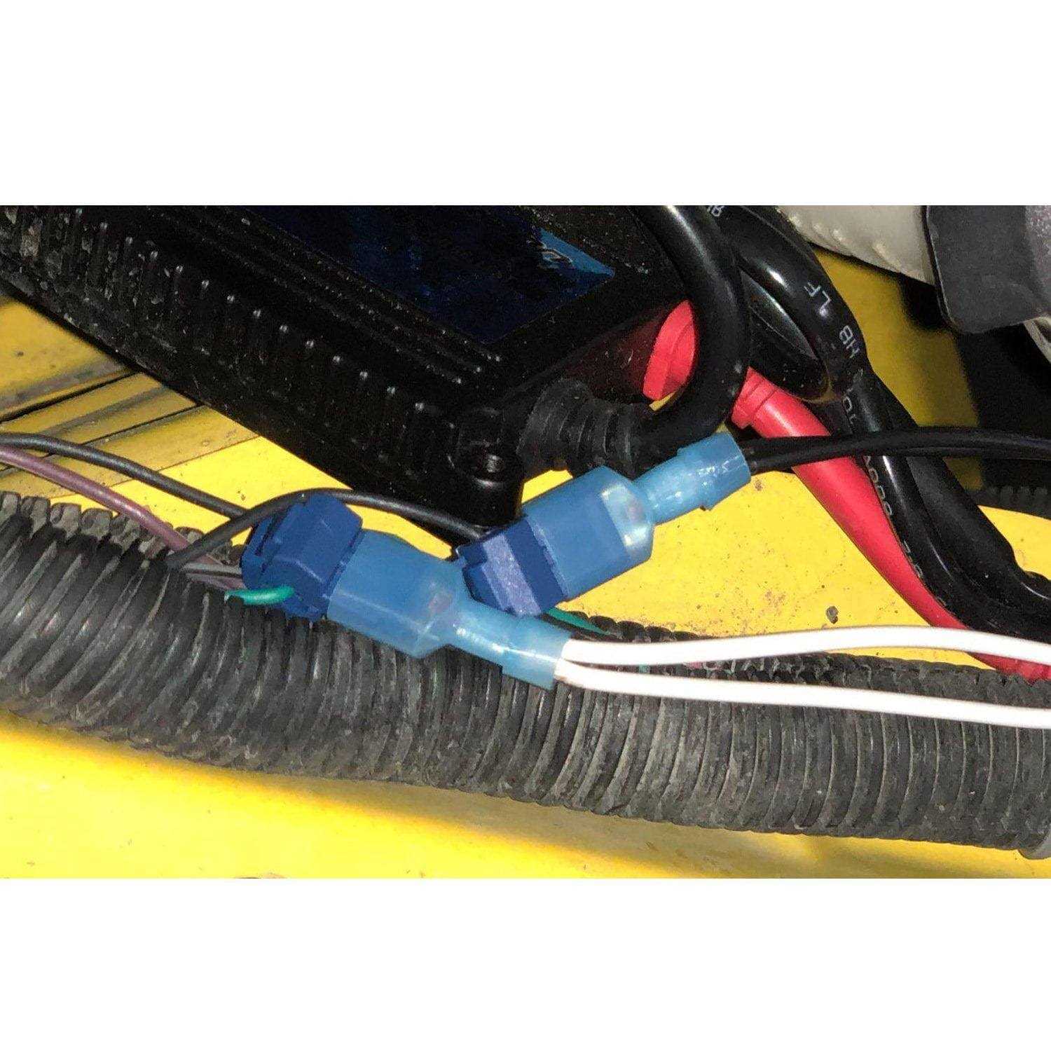 Nilight 50004r 120 Pcs/60 Pairs Quick Splice Wire Terminals T-Tap Self-stripping with Nylon Fully Insulated Male Quick Disconnects Kit - Cheap Fitting