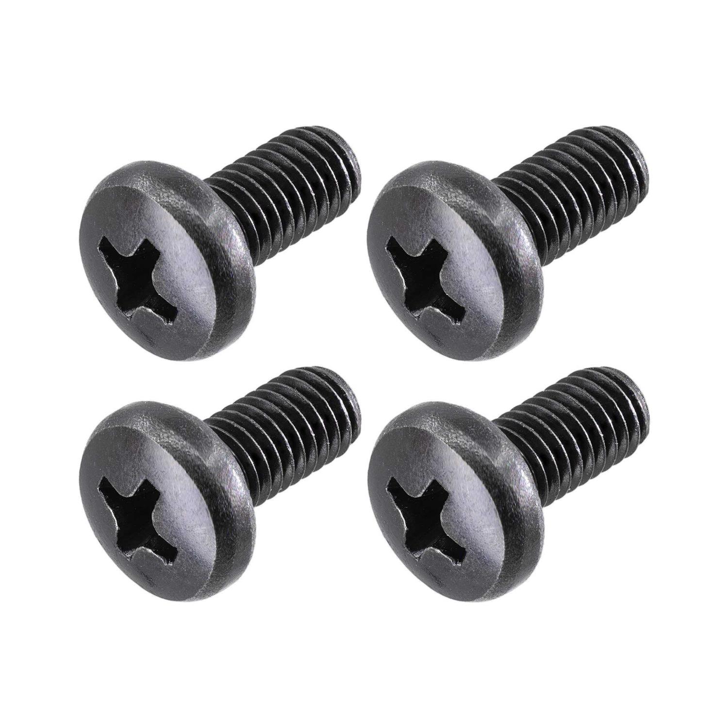 Black License Plate Screws for Bmw and Tesla Phillips Machine Pan Head 18-8 - Cheap Fitting