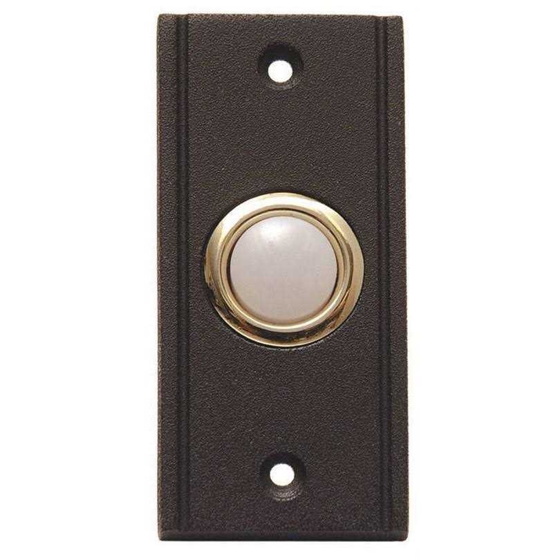 Wired Button Bronze Lighted Dh1632l - Cheap Fitting